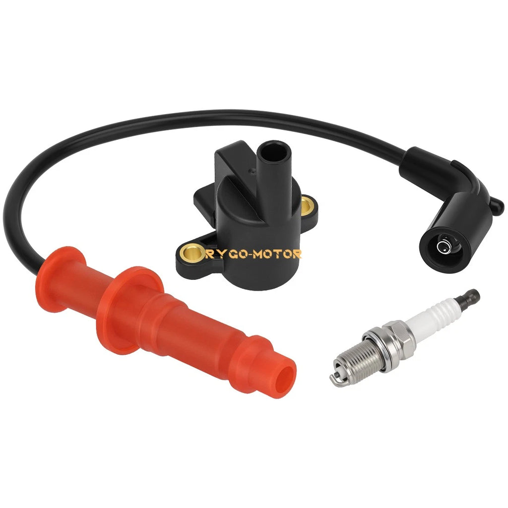 Ignition Coil with Wire Cap & Spark Plug for Polaris Sportsman 550 (2011–2014)