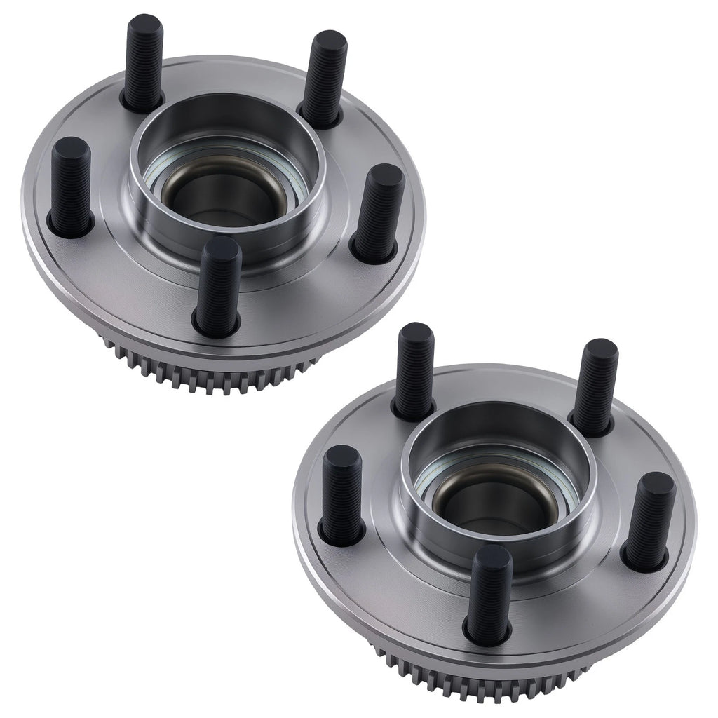 Pair Front Wheel Hub Bearing for Ford Mustang 2.3L 5.0L 2015-2020 HA590598