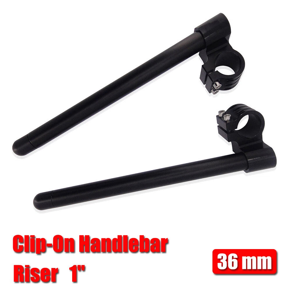 CNC 36mm Riser Clip-Ons Handlebars for Kawasaki KLR250 (1985–2004)