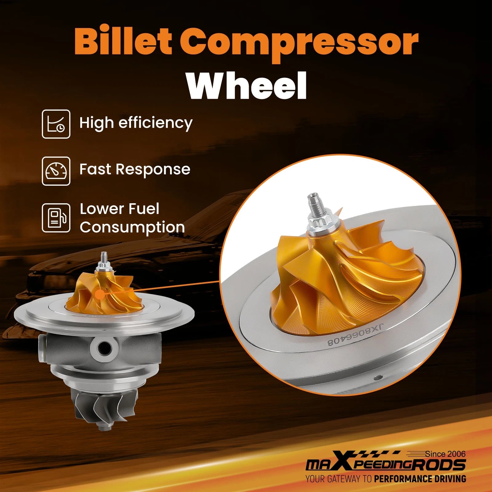 Billet Turbo Cartridge for BMW 550i 750i X5 X6 xDrive 50i N63 (2008–2016) 793647 769155