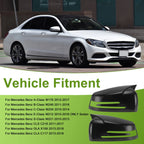 1 Pair Mirror Cover Cap for Mercedes-Benz A-Class W176 (2012–2017)