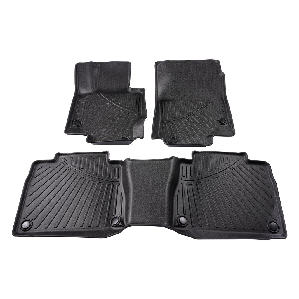 Set of 4 All Weather Floor Mats for Mercedes Benz GLE (2020–2024) Rubber