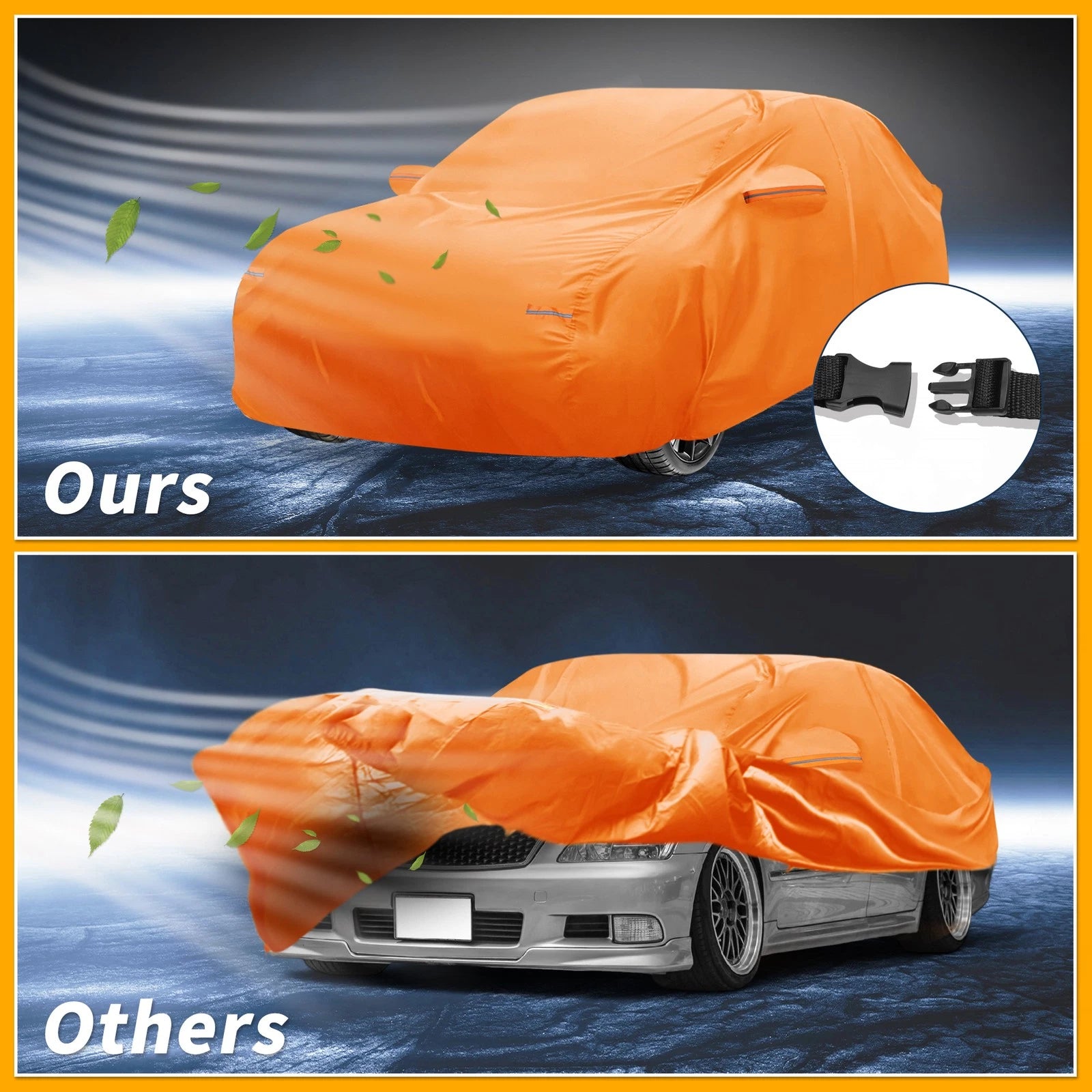Waterproof All Weather Car Cover for Toyota Crown 
