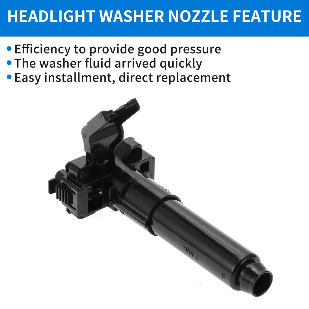 Front Passenger Side Headlight Washer Nozzle for Lexus RX350 (2016–2018) No. 8520748110