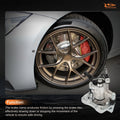 Rear Pair Brake Calipers w/ Bracket for Volkswagen Jetta (2014–2018)