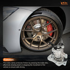 Rear Pair Brake Calipers w/ Bracket for Volkswagen Jetta (2014–2018)