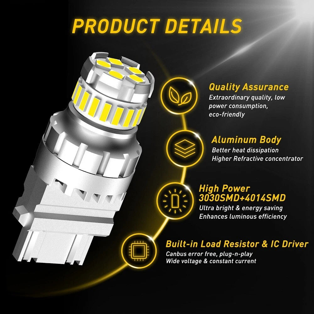Set of 2 LED Daytime Running Light Bulbs for Make Model (YYYY–YYYY)