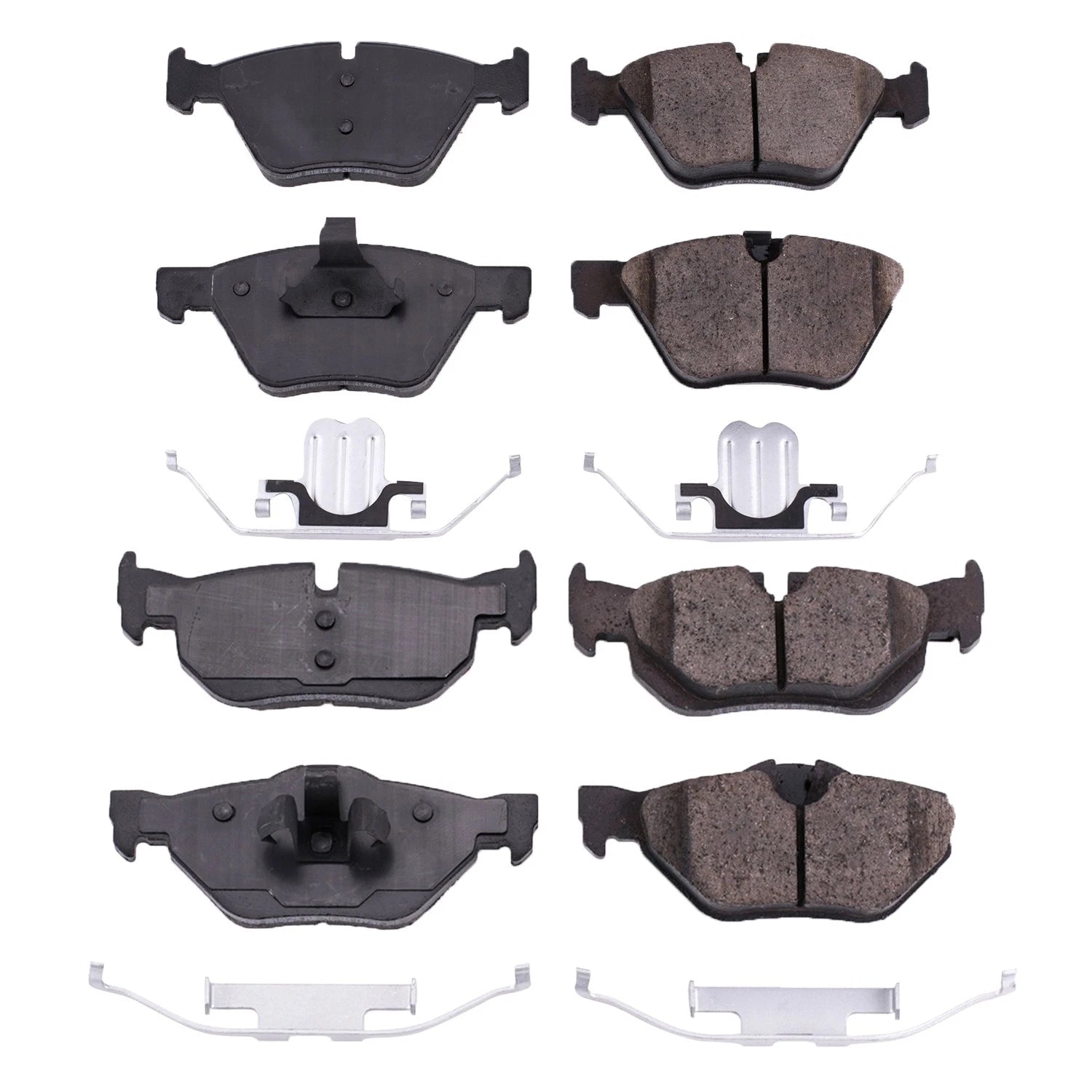 PowerStop 2X Front Rear Carbon Fiber Ceramic Brake Pad Kit for BMW E90 E92 E93 (2007–2013)