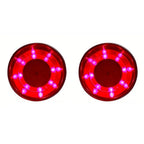 Set of 2 Marine Stainless Steel Drink Holders with LED Lights for Boats and RVs