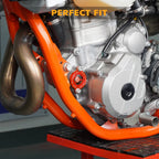 Clear engine oil filter cover for GAS GAS MC250F MC350F MC450F EX450F (2021–2025)