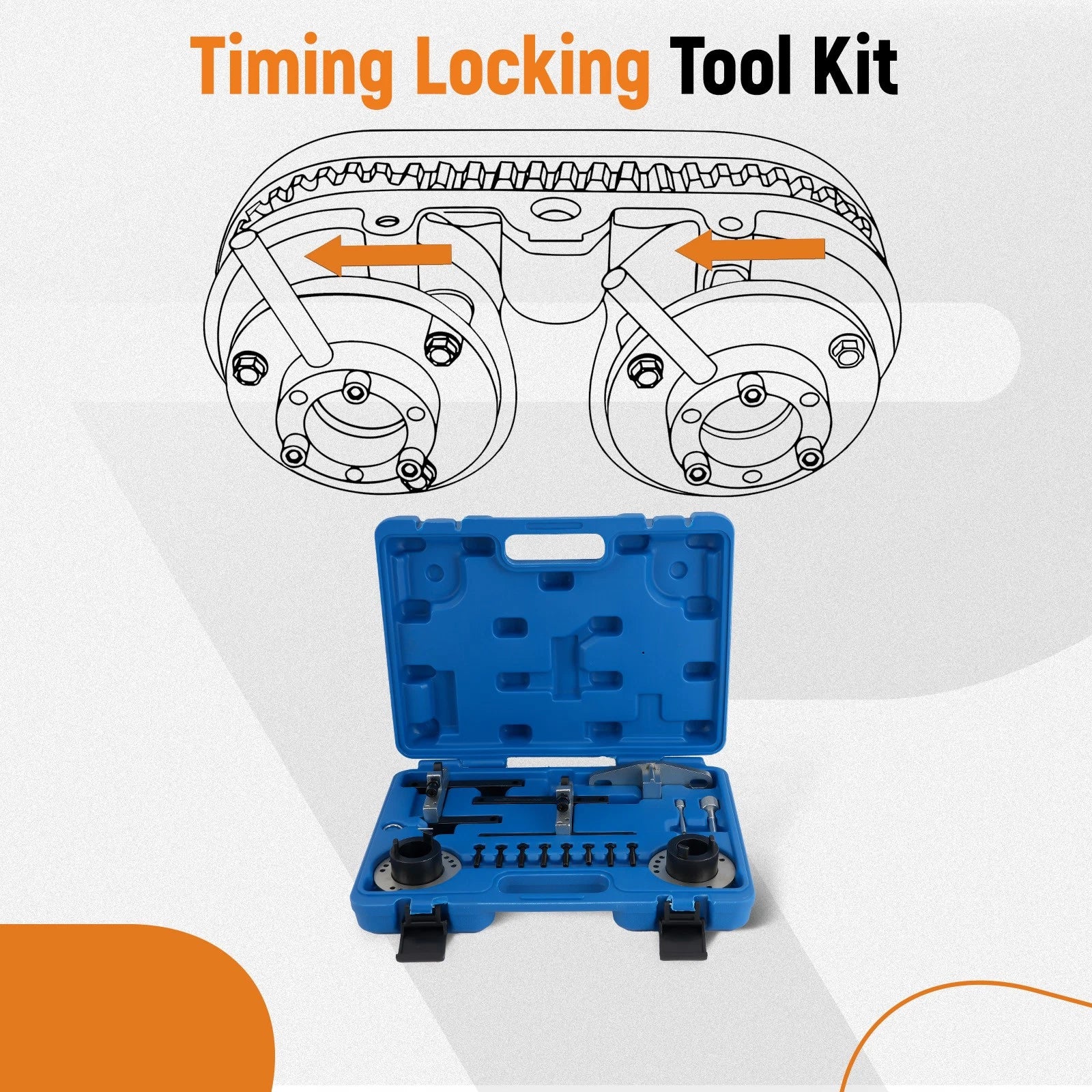 Engine Camshaft Timing Locking Tool Kit for Ford Fiesta Focus (2012–2020)