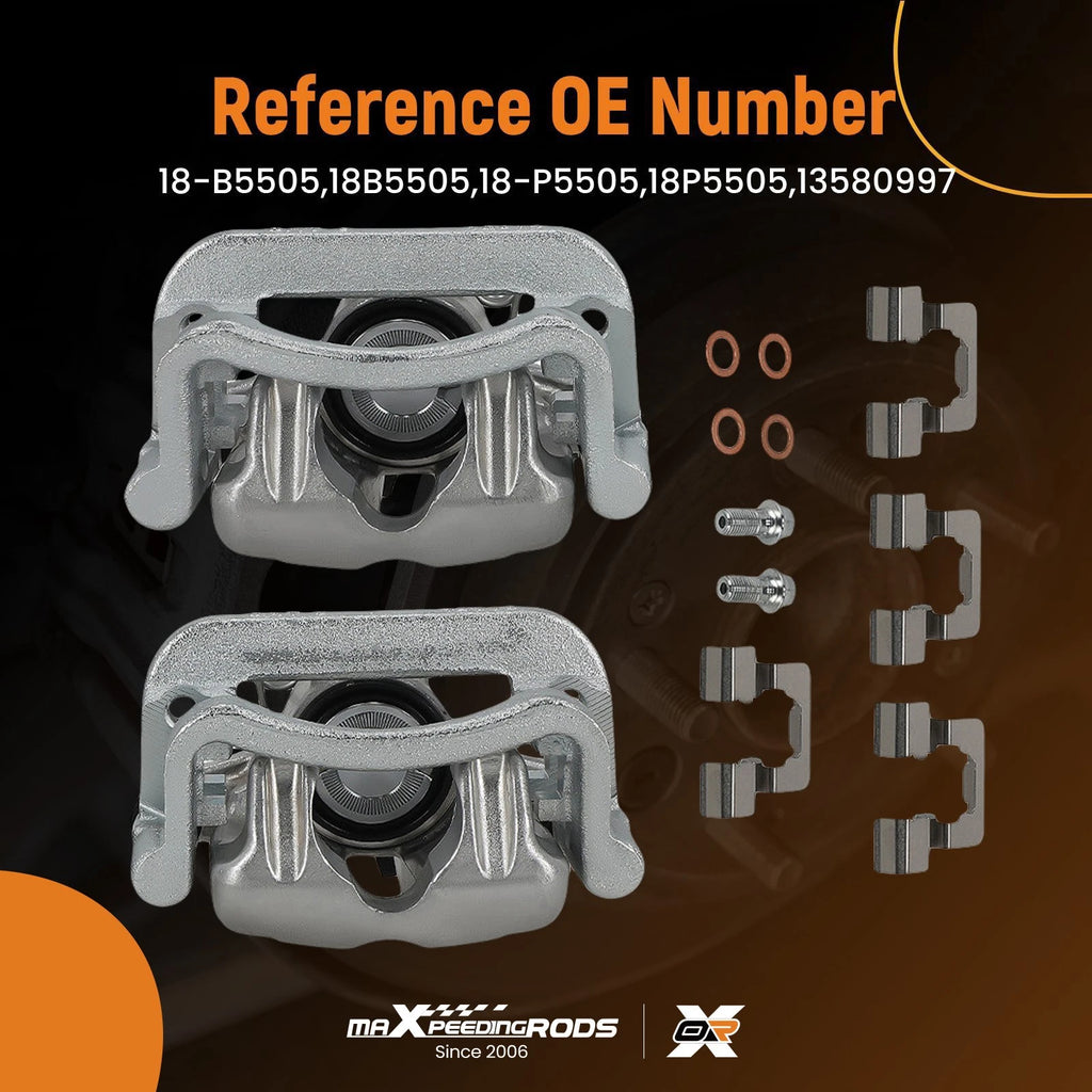 Brake Caliper Set for Chevrolet Malibu 2014–2016 (Left and Right)