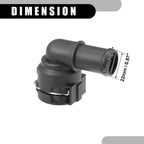 Upper Radiator Coolant Connector Pipe No. 1K0122291H for Volkswagen Passat 