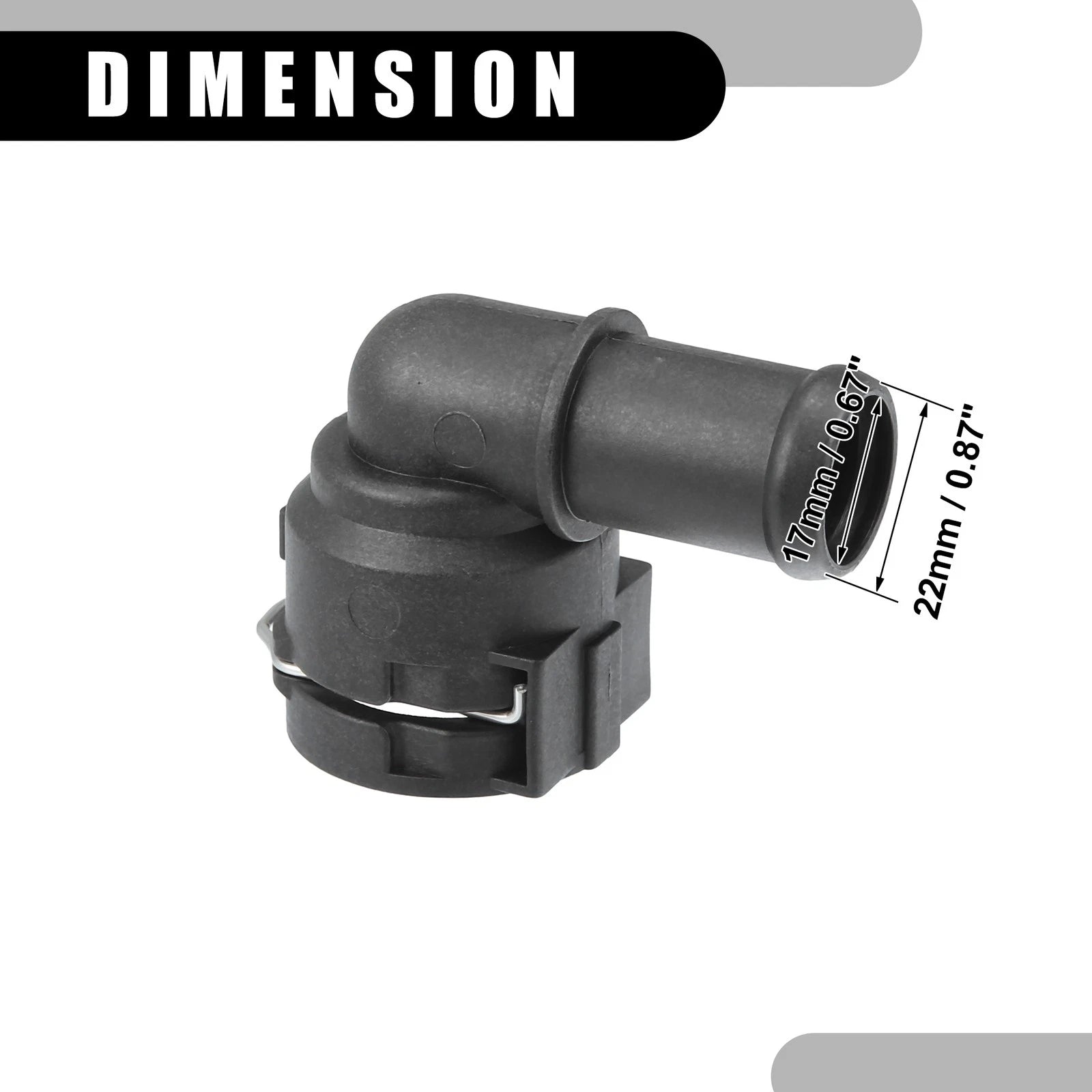 Upper Radiator Coolant Connector Pipe No. 1K0122291H for Volkswagen Passat 