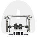 Windshield for Suzuki Boulevard Cruiser (18"x16", Clear, 7/8'' 1'' Handlebar)
