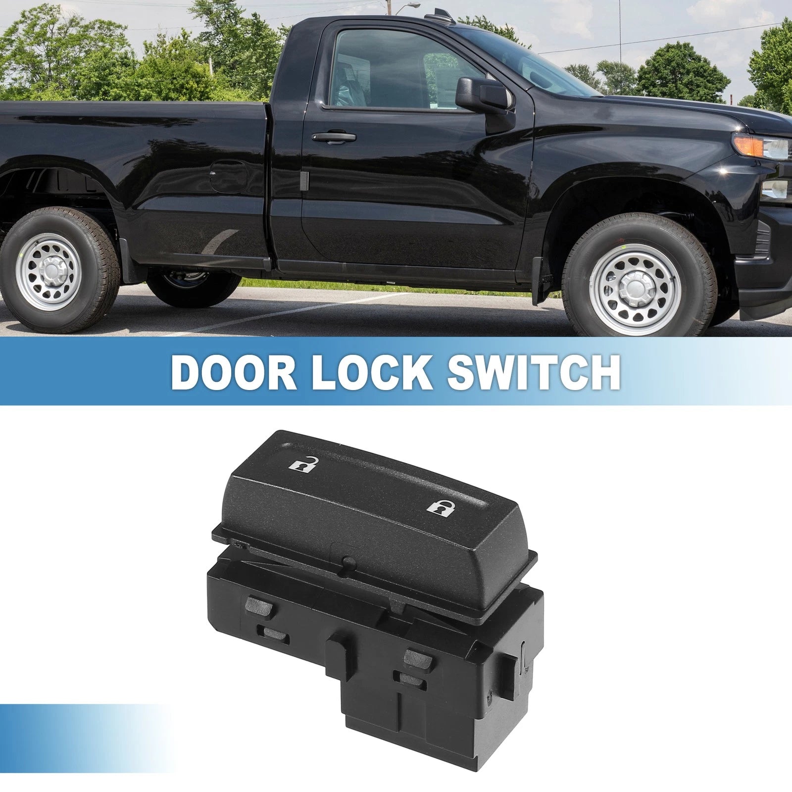 Door Lock Switch Front Left Driver No.22901816 for Chevrolet Silverado 1500 (2016)