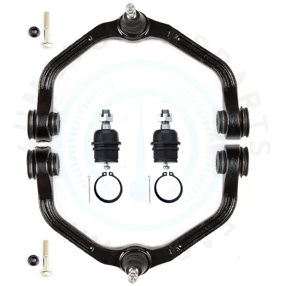 Set of 4 Front Upper Control Arms and Ball Joints for Ford Ranger (1998–2011)