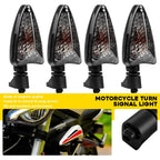 4X Front Turn Signal Indicator Lights for Triumph Daytona 675R (2006–2020) Smoked