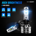 Set of 4 H7 6500K LED Headlight Bulbs 3300000LM White for High Low Beam
