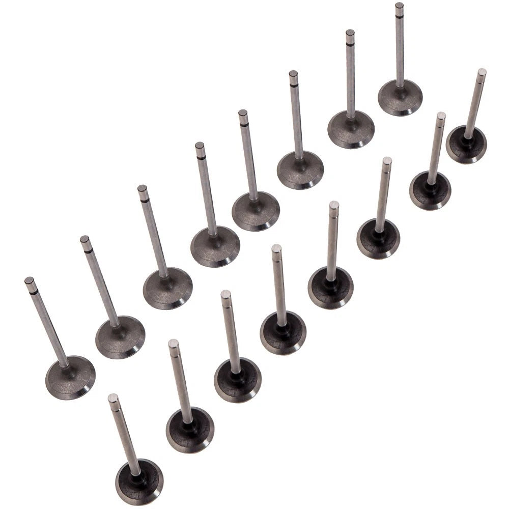 16pc Engine Intake Exhaust Valves for Renault Clio MK III (2005–2012)