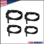 Set of 4 Vacuum Tubing Hose Lines 5/32 1/4 5/16 3/8" 5FT 130PSI