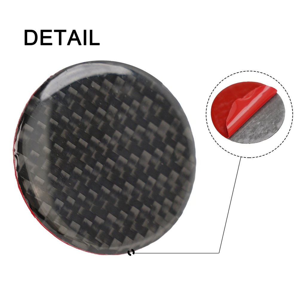 Control Knob Decorative Panel for Car Accessories (1Pcs) Carbon Fiber