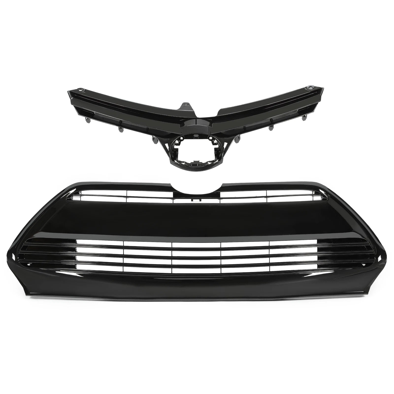 Front Bumper Upper & Lower Grille for Toyota Corolla (2017–2019)