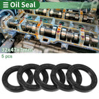 Set of 5 Oil Seal Rotary Shaft Seal NBR Rubber 32x47x7mm