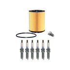 Wix Engine Oil Filter & NGK 6 Laser Iridium Spark Plugs for Cayenne Q7 (2003–2010)