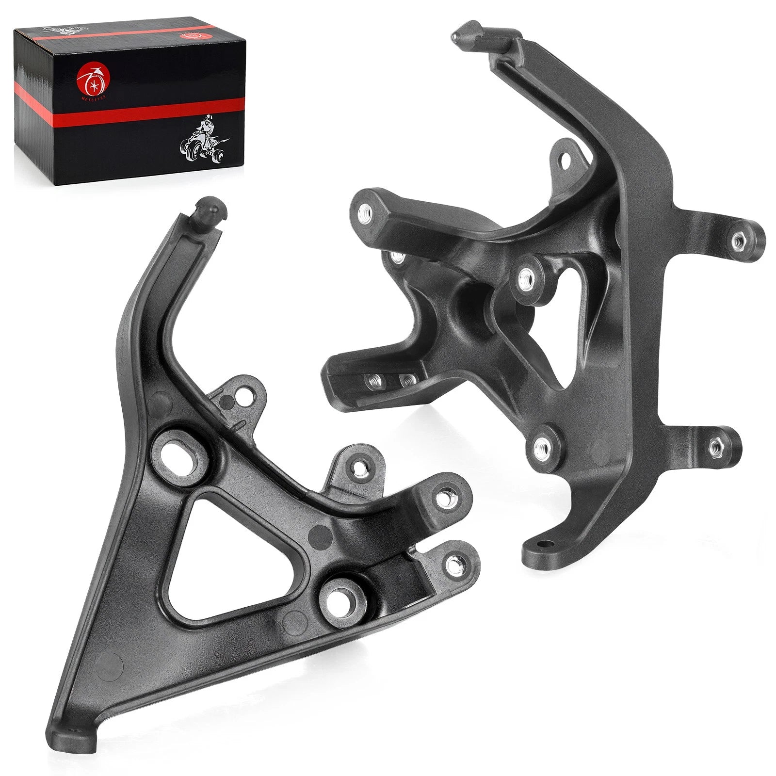 Set of 2 Headlight Fender Bracket Supports for Yamaha Raptor 700 SE (13-25)