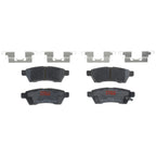 Set of 4 Disc Brake Pads for Nissan Frontier (2005–2020)