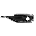 Replacement Polypropylene/ABS Front Driver Side Fog Light Bezel w/Chrome Molding