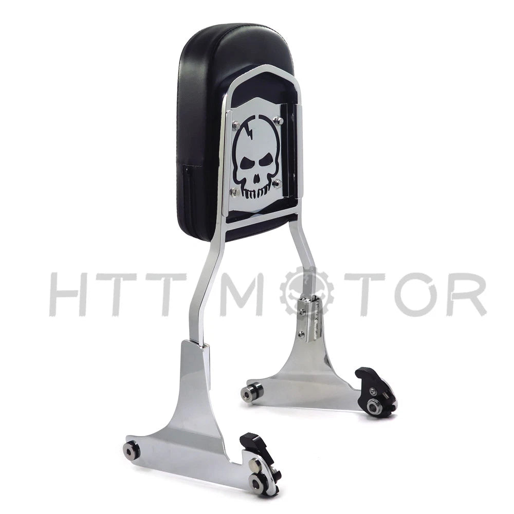 Chrome Detachable Sissy Bar Backrest for Harley Softail FLSTN FLSTF (2000–2023)