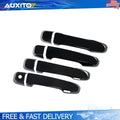 Set of 4 Gloss Black Exterior Door Handle Covers for Lexus GX460 (2010–2022)
