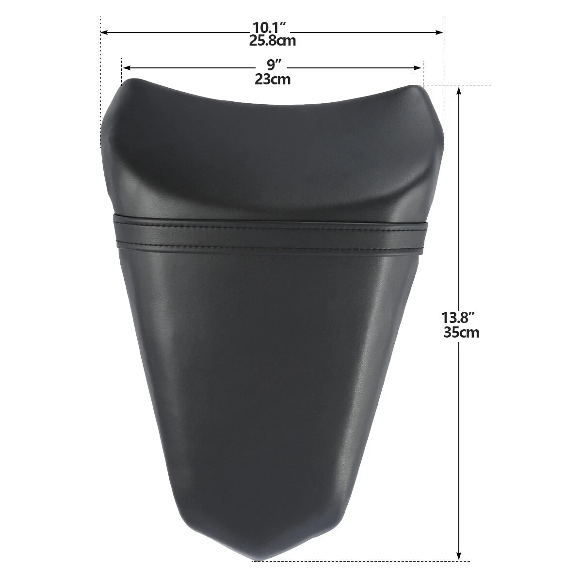 Driver Passenger Seat for Kawasaki Ninja 650 Z650 ER650 (2017–2019) Black