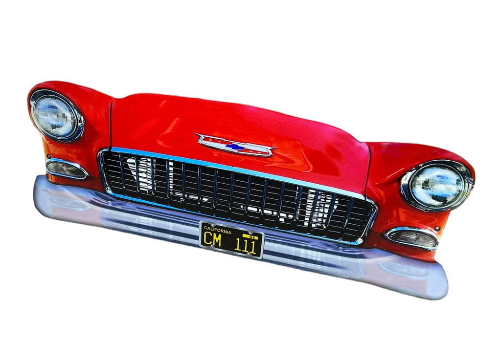 Front Bumper Metal Sign for Chevy Bel Air (1957–1960)