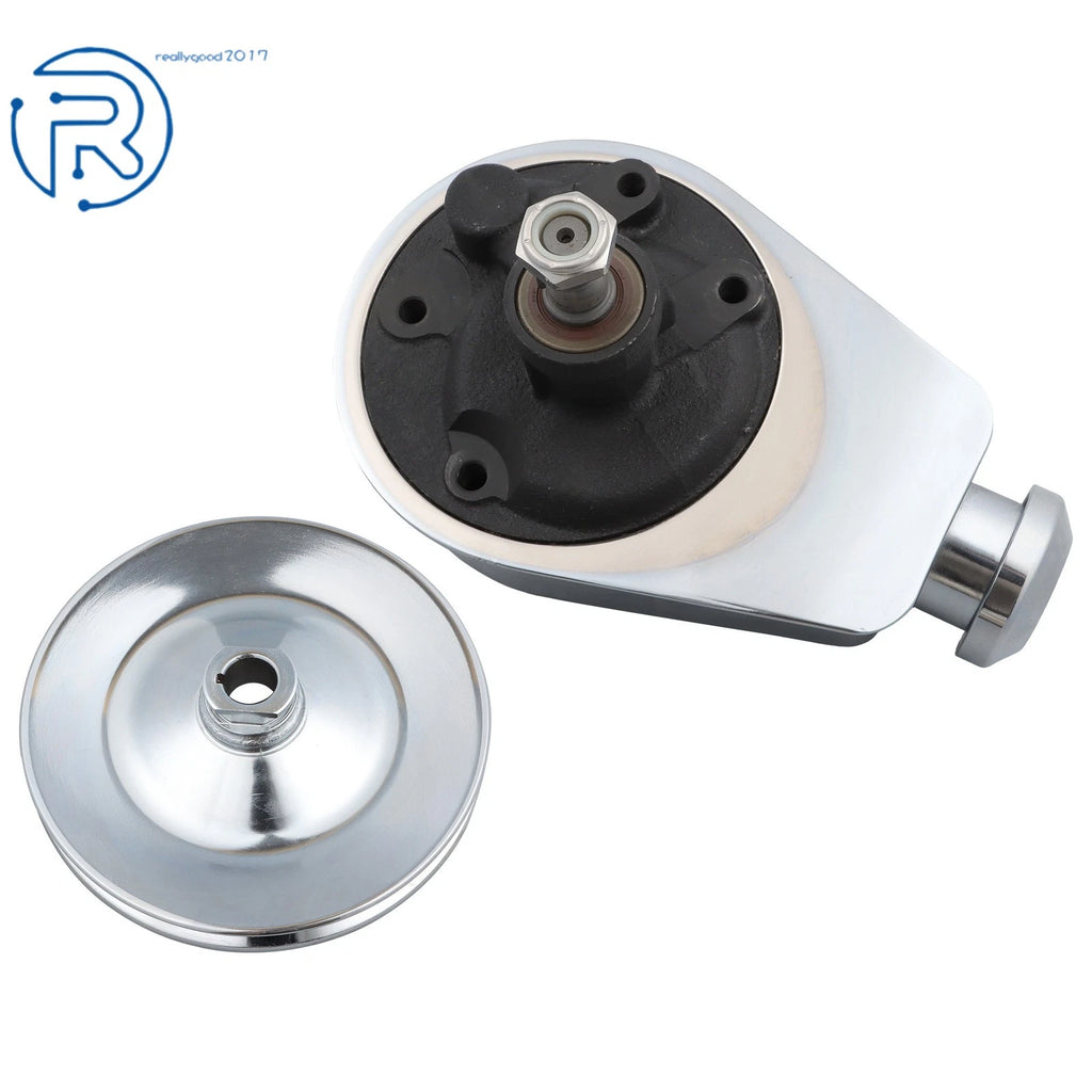 Power Steering Pump for Chevy SBC BBC Saginaw Style (Single Groove)