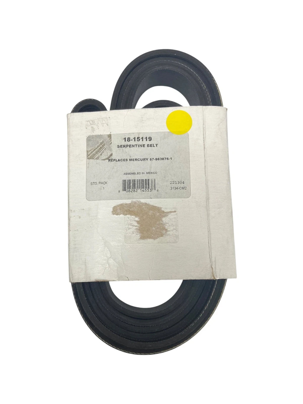 Serpentine Belt for Mercury (1957–1957) 57-863876-1, 18-15119 (111.25")