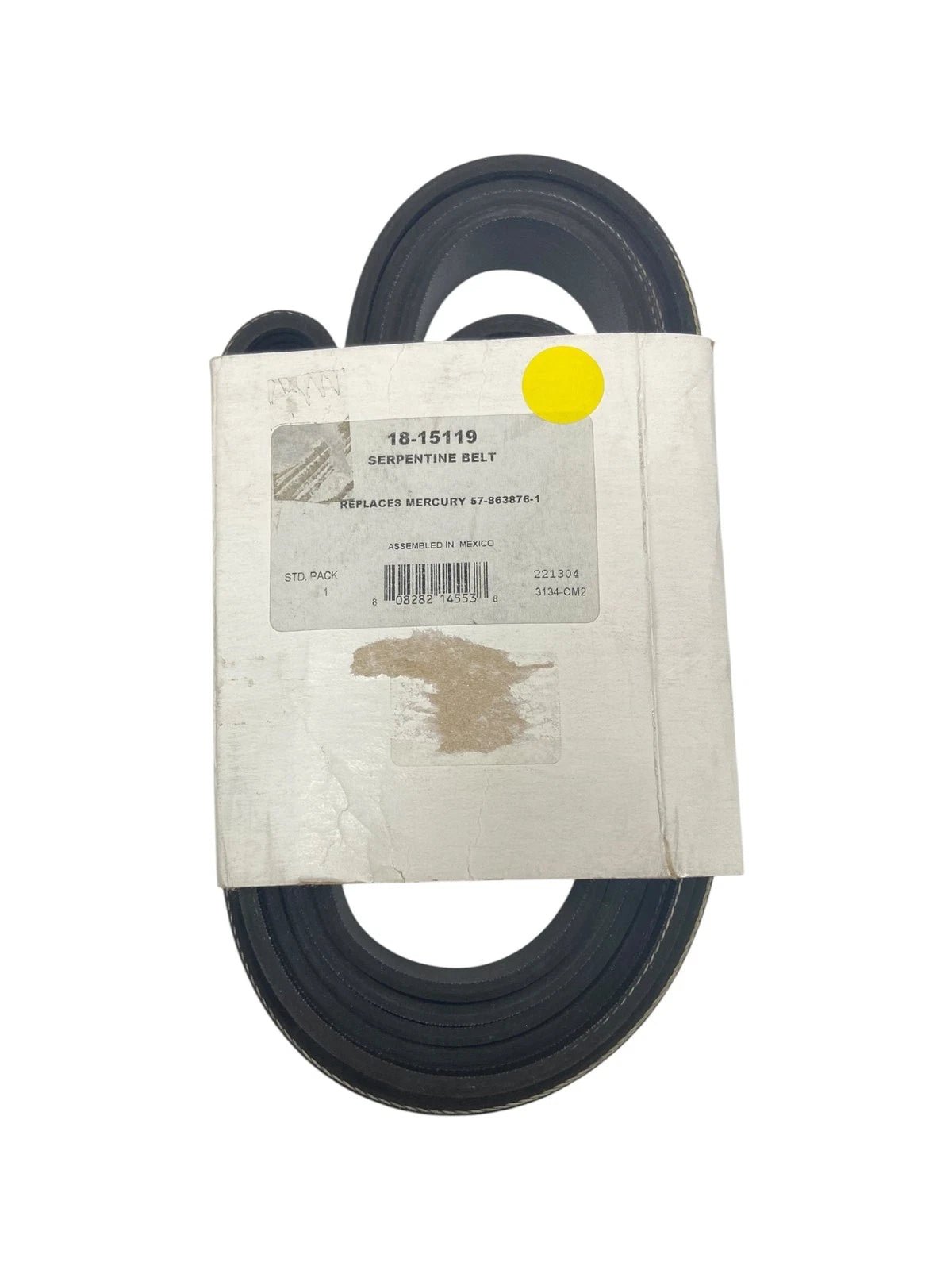 Serpentine Belt for Mercury (1957–1957) 57-863876-1, 18-15119 (111.25")