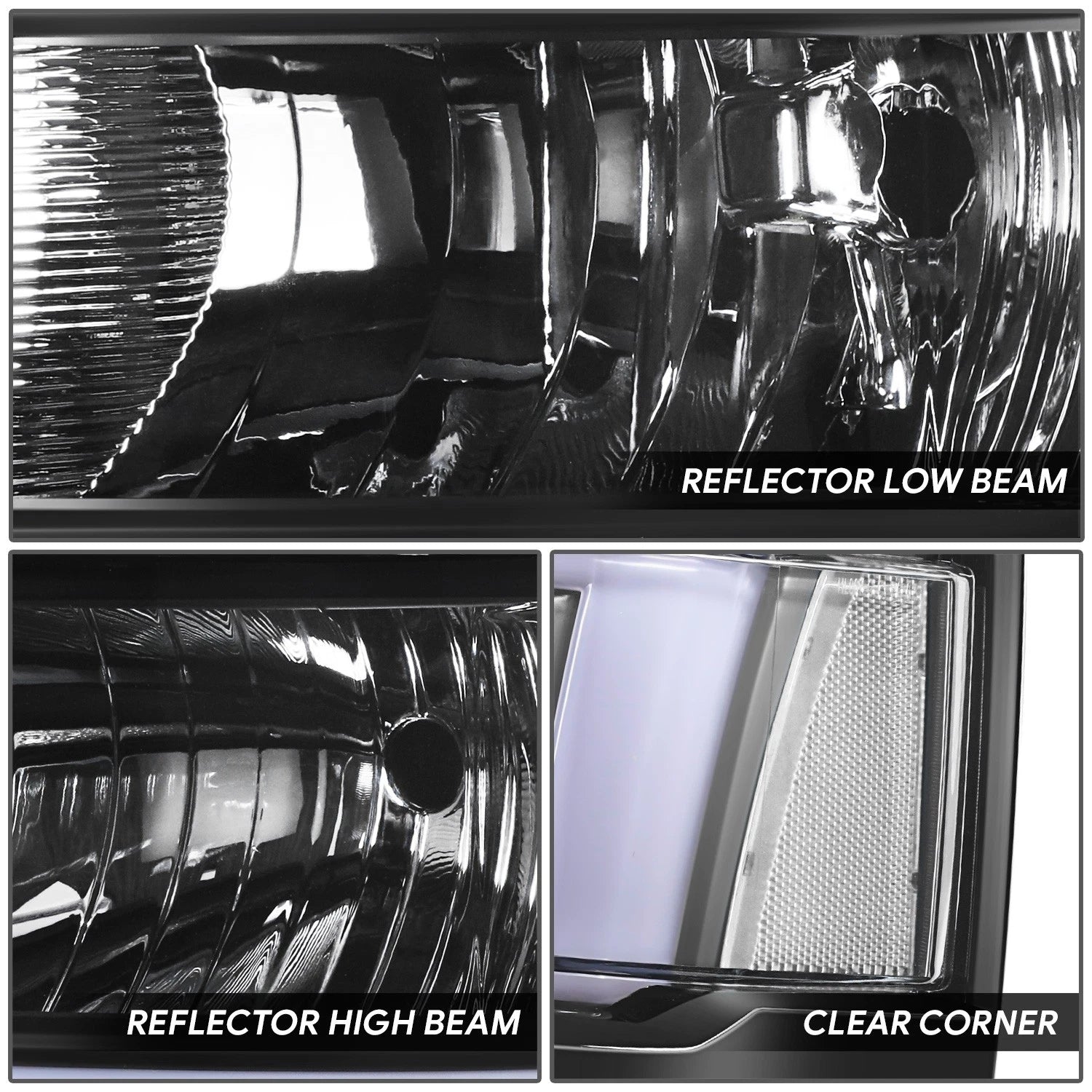 3D LED DRL Sequential Headlights for Chevrolet Silverado 1500 (2014–2015)