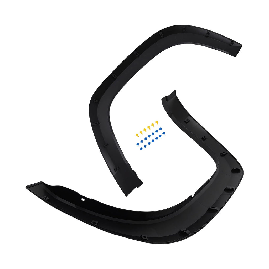 2pc Rear Body Panel Trim Set for Toyota Tacoma (2016-2023) Black