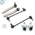 Set of 6 Front Outer Tie Rods for Lexus RX350 (2010–2015)