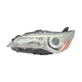 Replacement Driver Side Halogen Headlight Assembly w/Chrome Bezel w/o LED