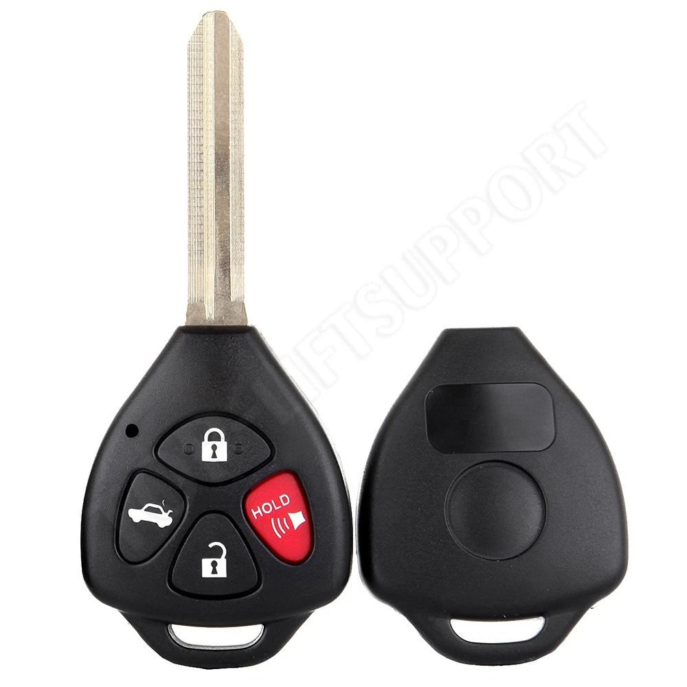 2X Key Fob Remote Shell Case for Toyota Venza Camry (2007–2012)