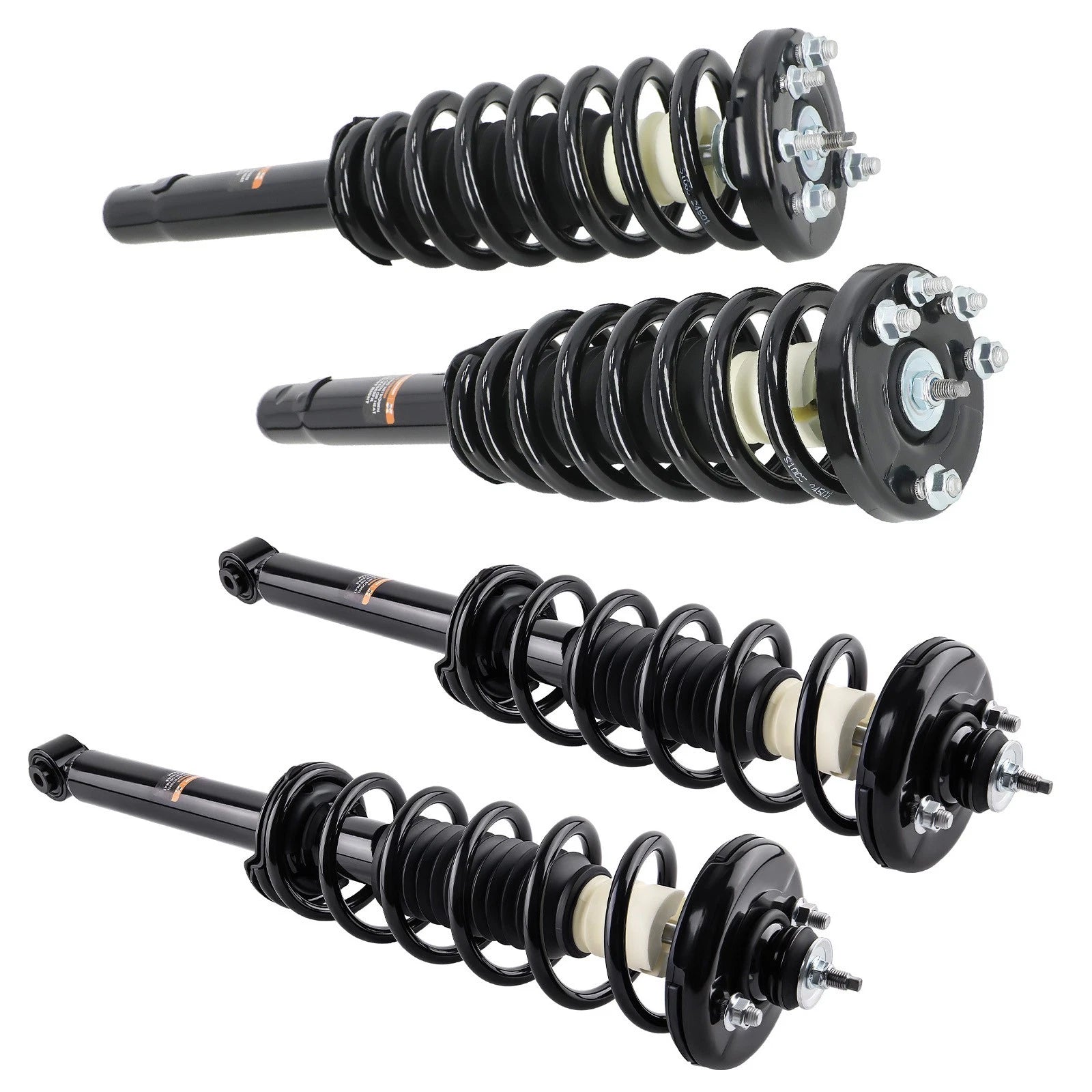 4X Complete Struts Shocks w/ Spring Assembly for Acura TSX (2004–2008)