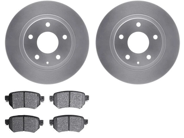 Rear Brake Pad and Rotor Kit for Mazda 6 (2016–2017) RG997PG
