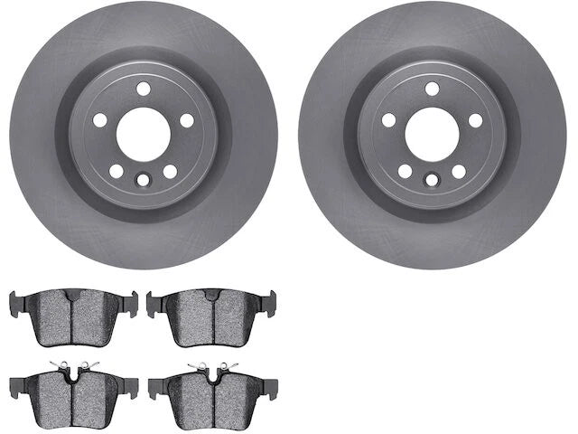 Rear Brake Pad and Rotor Kit for Jaguar XE S (2017–2019) HG521WQ
