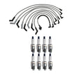 Denso 8mm Wire Set & 8 U-Groove Spark Plugs Kit for Ford 7.5 V8