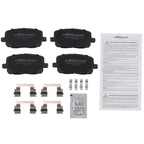 Set of 4 Front Ceramic Brake Pads for Pontiac Vibe Toyota Corolla Matrix (2003–2008)
