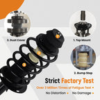 2X Front Complete Struts Shocks Coil Springs for Toyota Prius C (2012–2015)